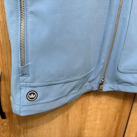 NWT Peter Millar Men's Brook Blue Contour Vest Wind & Water Resist Small - Picture 15 of 15